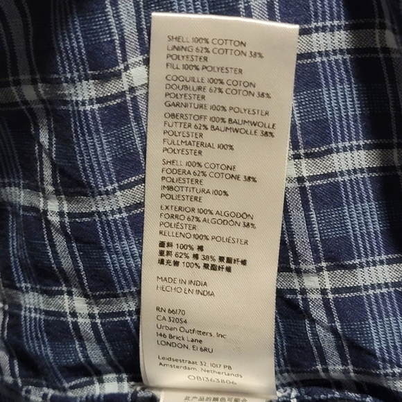 Pilcro Quilted Denim Kimono Jacket Large NWT - Picture 7 of 7